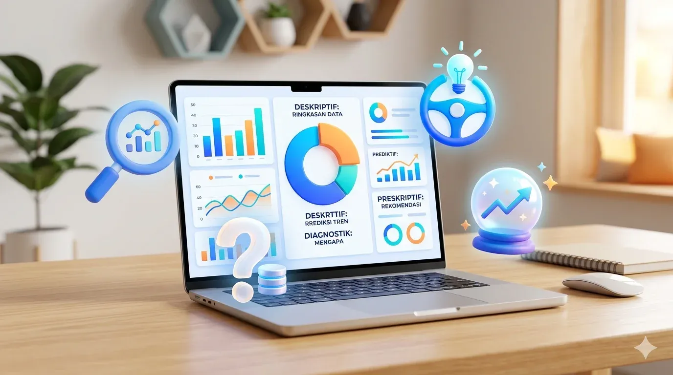 Analitik Data untuk Pemula: 4 Jenis Analisis & Contohnya